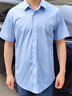 杉杉【230支DP免燙】短袖襯衫男純棉夏季新款休閑商務(wù)易打理高端襯衣 FQC242F912307短袖 40 曬單實(shí)拍圖