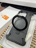 派凡凱夫拉手機殼適用蘋(píng)果iPhone15promax手機殼碳纖維紋金屬半包無(wú)邊框保護套plus支架超薄防摔商務(wù)殼 啞光黑色【凱夫拉纖維紋/防油防指紋/磁吸支架】 iphone 15 曬單實(shí)拍圖