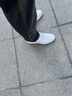 金利來（goldlion）男鞋 牛皮男士商務(wù)休閑皮鞋 圓頭軟皮軟底百搭白色運動鞋 白色 40 曬單實拍圖