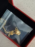 中國黃金（CHINA GOLD）足金心動(dòng)萌龍吊墜女黃金項鏈愛(ài)心本命年生肖龍生日禮物送女友 心動(dòng)萌龍吊墜【配18K鏈】約1.2g 曬單實(shí)拍圖