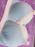 芝歌貓哺乳內(nèi)衣上開(kāi)扣喂奶文胸前開(kāi)扣孕婦無(wú)鋼圈聚攏胸罩防下垂懷孕期薄 奶酪白【單件盒裝】 XL -38/85(BC通用) 曬單實(shí)拍圖