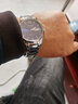 冠琴（GUANQIN）名牌瑞士品質(zhì)手表男士全自動(dòng)機械表進(jìn)口機芯時(shí)尚潮流鎢鋼表帶國表 精鋼白面一對表 曬單實(shí)拍圖