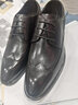 富貴鳥(niǎo)品牌布洛克皮鞋男真皮復古雕花男鞋英倫男士商務(wù)正裝鞋子辦公鞋 黑色系帶170 240mm 38 曬單實(shí)拍圖