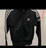 adidas經(jīng)典復(fù)古運(yùn)動(dòng)立領(lǐng)夾克外套女裝春季阿迪達(dá)斯官方三葉草 黑色(推薦選大一碼)   XL 曬單實(shí)拍圖