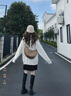暄琰 不過膝長靴女厚底高筒靴百搭瘦瘦靴粗腿2024冬季小個子彈力靴子 厚底高筒長靴黑色 37 曬單實拍圖