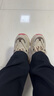 ZHR厚底老爹鞋女內(nèi)增高百搭女鞋舒適小個子休閑鞋女 KS55 杏色 36  曬單實拍圖