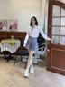 卓詩(shī)尼厚底小白鞋女2025年秋季新款新款松糕休閑女鞋爆款小個(gè)子增高板鞋 米白色 37 曬單實(shí)拍圖