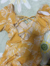 亦美珊泳衣女遮肚显瘦保守连体时尚泳装温泉游泳衣 YMS209369 黄色 S 实拍图