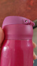 膳魔師（THERMOS）適配保溫杯杯蓋JNL352 502 503 501 600彈跳蓋子水杯配件 JN502/352-SBR玫紅 曬單實(shí)拍圖