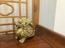 純黃銅擺件神獸龍龜擺件富甲龍龜動物家居辦公室避水金屬擺件 富甲龍龜-精工6寸 長15cm寬10cm 曬單實拍圖