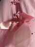 舞東方舞蹈服兒童女童練功服秋冬女孩長(cháng)袖芭蕾舞裙中國舞形體跳舞衣服裝 粉色（長(cháng)袖） 130 (建議120-130cm  38-43斤) 曬單實(shí)拍圖