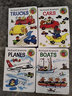 英文原版 Richard Scarry 系列 斯凱瑞 兒童啟蒙閱讀繪本 I Am a Bunny系列 早教啟蒙紙板書 奇妙的交通工具 4冊盒裝 曬單實(shí)拍圖