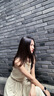 BASIC HOUSE/百家好蕩領背心長裙2024夏季新款假兩件收腰連衣裙女 杏色 M 曬單實拍圖