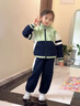 校服套裝小學(xué)生班服運動(dòng)服幼兒園園服春秋款三件套兒童演出服夏裝 春秋款二件套 120cm 曬單實(shí)拍圖