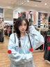 CTOX甜美慵懶感藍(lán)色毛衣女秋冬季2024新款寬松加厚套頭針織衫上衣 【藍(lán)色】 M 45/55kg 曬單實(shí)拍圖