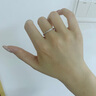 YaoYiZun莫比烏斯S999足銀戒指女純銀輕奢食指戒小眾生日禮物送老婆 S999足銀戒指【釘砂款】 曬單實(shí)拍圖