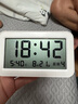 得力（deli）兒童節(jié)禮物多功能電子鬧鐘兒童臥室智能床頭鐘開學學生專用起床神器白LE102開學必備禮物 曬單實拍圖