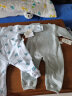 童泰婴儿衣服连体衣秋冬季新生宝宝加厚夹棉保暖内衣 绿色 80码(12-18个月) 实拍图
