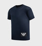 阿瑪尼EMPORIO ARMANI【七夕禮物】EA男士LOGO印花T恤衫 曬單實(shí)拍圖