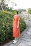皮爾卡丹（pierre cardin）中年媽ma夏裝棉麻連衣裙女2024夏季新款氣質(zhì)寬松顯瘦亞麻裙子 橘色【高端氣質(zhì)連衣裙】 L 【-120斤】 曬單實(shí)拍圖