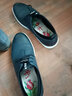 VOLO犀牛男鞋商務(wù)休閑皮鞋透氣男士真皮軟底舒適免系帶百搭板鞋 藍色 39 曬單實(shí)拍圖