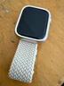 MSSM 適用蘋果手表保護(hù)殼Apple iwatch s9/8/7/SE邊框硬殼防摔防刮半包保護(hù)殼S7/8/9·45mm 星光+透明  曬單實拍圖