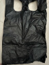 魅洁垃圾袋家用手提式加厚背心式厨房学生宿舍用黑色塑料袋 50只 实拍图