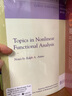 現(xiàn)貨 非線性泛函分析專題 Topics in Nonlinear Functional Analysis 曬單實(shí)拍圖