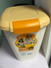 爱丽思（IRIS）猫粮桶宠物储粮桶狗粮桶猫咪用品猫粮10kg大容量密封桶干燥剂 4-6kg黄色(含勺子+干燥剂) 实拍图