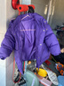 雅鹿2025新款兒童羽絨服中長(cháng)款加厚男童女童大童寶寶學(xué)生冬季洋氣外套 紫色 120cm 曬單實(shí)拍圖