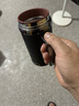 華昶紫砂內膽保溫杯男士款紀念禮品泡茶杯送父親老師節日禮物定制刻字 鏡面磨砂黑（紅木盒套裝）450ml 曬單實(shí)拍圖