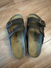 BIRKENSTOCK勃肯德國進(jìn)口男女款牛皮革經(jīng)典款軟木Arizona雙扣拖鞋七夕甄選 棕色常規(guī)版51101 42 曬單實拍圖