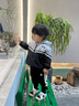 幼歌（YOUGE） 嬰幼兒連帽加絨加厚運動(dòng)夾棉外套撞色松緊休閑褲 米奇外套 80 cm 曬單實(shí)拍圖