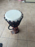 美德威非洲鼓 8英寸布艺羊皮款 轻型丽江手鼓 儿童初学练习可调音 实拍图
