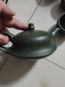 眷砂堂宜興紫砂壺純全手工國工泡茶壺名家用功夫茶具墨綠泥曲壺一帆風(fēng)順 原礦墨綠泥 曬單實(shí)拍圖