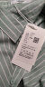 构致（GLOY&ZENITH）夏季五分袖短袖衬衫男休闲薄款衬衣男士日系纯棉条纹文艺中袖上衣 淡绿色 L（110-125斤） 晒单实拍图