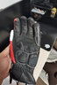 NERVE涅夫夏季牛皮全皮摩托車(chē)手套男女機車(chē)賽車(chē)騎行防摔越野四季 黑白紅（冬季） L 曬單實(shí)拍圖