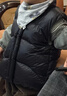 迷你巴拉【熱Hi2.0】冬兒童發(fā)熱羽絨服寶寶保暖厚款羽絨馬甲 黑色90001 90 曬單實(shí)拍圖