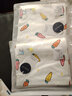 墨爾熙新生嬰兒產(chǎn)房包單初生純棉襁褓巾防驚跳裹布包巾包被四季薄款用品 蘿卜【特價(jià)】 95*95【單層】 曬單實(shí)拍圖