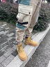 花花公子馬丁靴男鞋子男鞋2025新款棉鞋秋冬季男士雪地靴大黃工裝皮靴子男 黃色（主圖款）  CPL1255134 43 曬單實(shí)拍圖