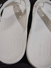 卡駱馳（crocs）拖鞋男女 貝雅卡駱班戶外沙灘涉水浴室基礎(chǔ)耐磨防滑夾腳人字拖男 貝雅人字拖/辣椒紅-深藍(lán) 42 -43/M9W11/270mm 曬單實(shí)拍圖