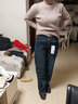 黛姿茹加絨牛仔褲女秋冬季2025新款高腰窄版闊腿直筒褲子女士九分牛仔褲 復古藍長(cháng)褲/加絨款 加絨 L (28) 推薦105-115斤 曬單實(shí)拍圖
