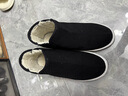 維致加棉棉鞋傳統布鞋男老北京布鞋休閑千層底一腳蹬老人鞋 WZ-D05 曬單實(shí)拍圖