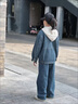 萱莉莉兒童冬季套裝女童衛(wèi)衣童裝秋冬款洋氣女孩子衣服加絨加厚女童套裝 XLL&白色女童衛(wèi)衣秋冬款 150碼  建議身高140-150厘米 曬單實(shí)拍圖