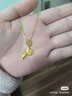 菜百首飾 黃金吊墜 小如意黃金吊墜不含鏈 計(jì)價(jià) 約2.15克 曬單實(shí)拍圖