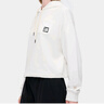 FILA FUSION斐樂潮牌女子連帽衛(wèi)衣2025春季純棉寬松針織上衣 曬單實拍圖