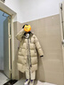 雪中飛中長(cháng)款羽絨服女士2024新款加厚過(guò)膝運動(dòng)休閑時(shí)尚百搭保暖冬季外套 卡其色 L (165) （130-150斤） 曬單實(shí)拍圖