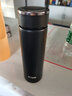 虎牌（TIGER）保溫杯大容量水杯304不銹鋼商務(wù)高端杯子超長(cháng)保溫便攜泡茶杯送禮 480ML 黑色 曬單實(shí)拍圖