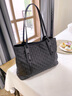 viney牛皮包包女包大容量托特包通勤腋下單肩手提包生日禮物送女友老婆 【黑色】女生女朋友實(shí)用走心 品牌小眾百搭高級感輕奢時(shí)尚大包 曬單實(shí)拍圖
