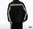 太平鳥(niǎo)男裝運動(dòng)套裝秋季休閑套裝條杠經(jīng)典時(shí)尚男士套裝潮 衛衣（闊型） M 曬單實(shí)拍圖